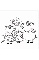 Peppa Pig kleurplaat 46